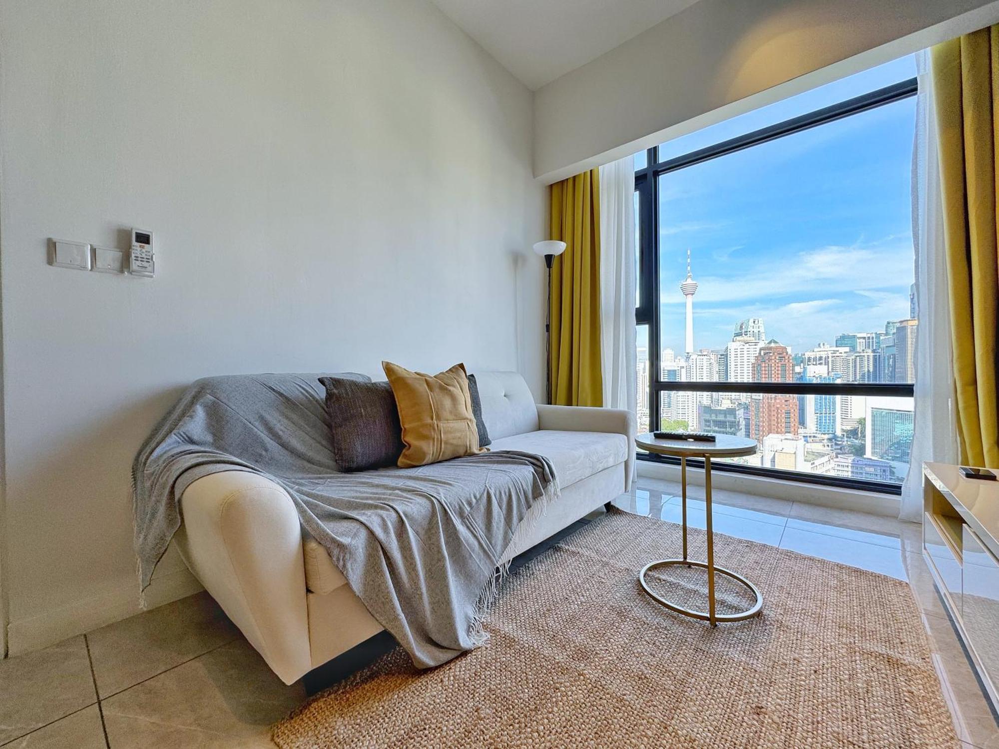 Axon Bukit Bintang Cozy 1br With Klcc View Pangsapuri